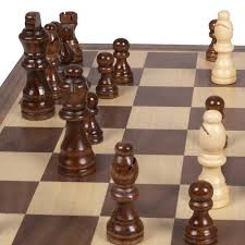Kangaroo Premium Wooden Chess Set, 11'' Chess Board Game
